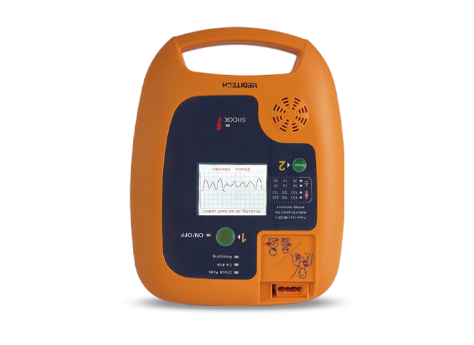 fully automatic defibrillator AED with screen